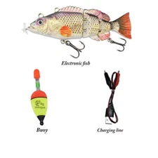 10cm/26g Robot Swimming Lures Fishing Automatic Electric Fishing Lures, Moving L