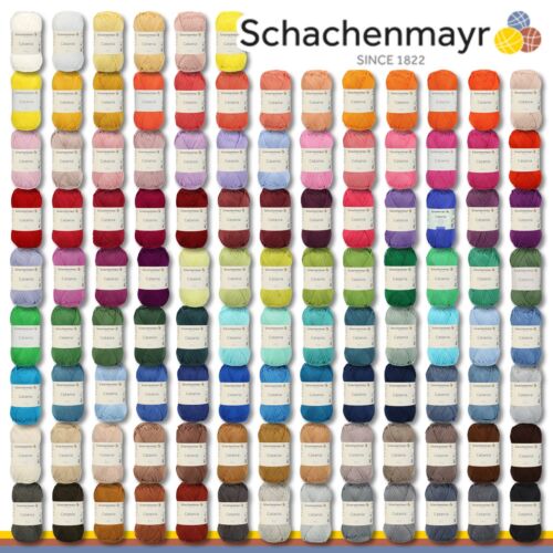 Schachenmayr 50 G Catane Tricot Crochet Coton Amigurumi 110 Couleurs - Photo 1/221
