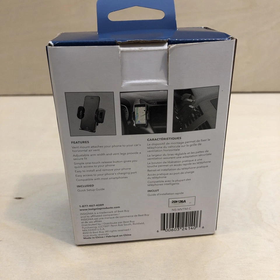 Soporte universal para automóvil con ventilación de aire para teléfono celular Insignia para iPhone / Samsung / LG / GPS Foto 2 de 4