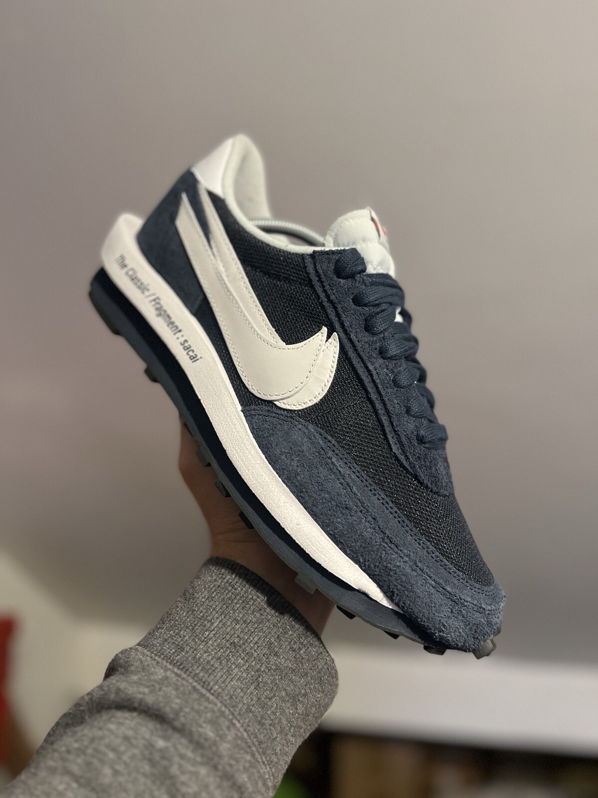 SACAI X NIKE Nike LD Waffle x Sacai Fragment "Blue Void" UK 10 US 11 indossate una volta