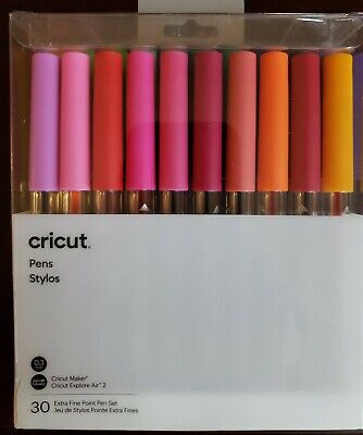 Cricut 2008025 30 Count Extra Fine Point Pens Core Variety
