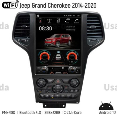 12.1'' Car Radio Player Stereo GPS Navigation For Jeep Grand Cherokee 2014-2020