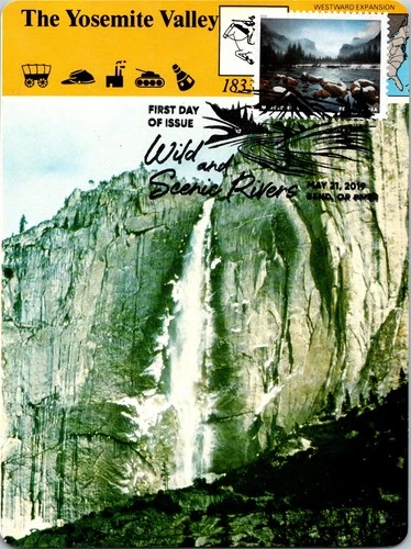 Dr Jim Stamps Maximum Card Wild And Scenic Rivers Merced River Forever Fdc
