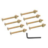 8 StüCk M6 Schrauben Muttern Unterlegscheiben Set, M6X70Mm Sechskantschrauben Mi