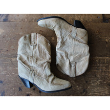 Capezio Vintage Western Boots Slouch Shorty Marble L104 Women's Size 6 M