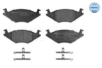 Meyle 025 208 8917 Bremsbelagsatz Vorne , Passt Zu: Seat Cordoba, Cordoba Vario,