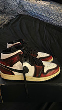 Nike Herren Sneaker Mid Top Schwarz Rot Weiß...