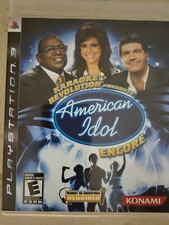 American Idol Encore/Playstation 3 PS3/Case + Manual + CD / Karaoke Revolution