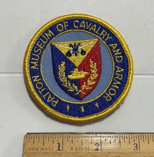 General George Patton Museum of Calvary and Armor Fort Knox Kentucky Round Patch