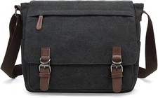Durable Vintage Messenger Bag for Men and Wom...