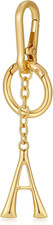 Gold Initial Letter Keychain for Women Bag Charm Purse Charm Key Pendant Fashion