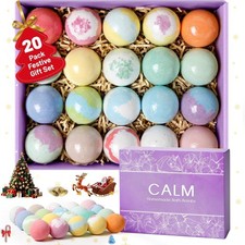 Bath Bombs for Women Presents Set Natural Wonderful Fizz Effect