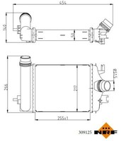 NRF LadeluftküHler FüR Renault Clio V BF Tce 90 1.0 100 Captur II HF Eco-G