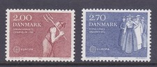Denmark 723-24 MNH 1982 EUROPA Abolition of Adscription & Women s Voting Right 