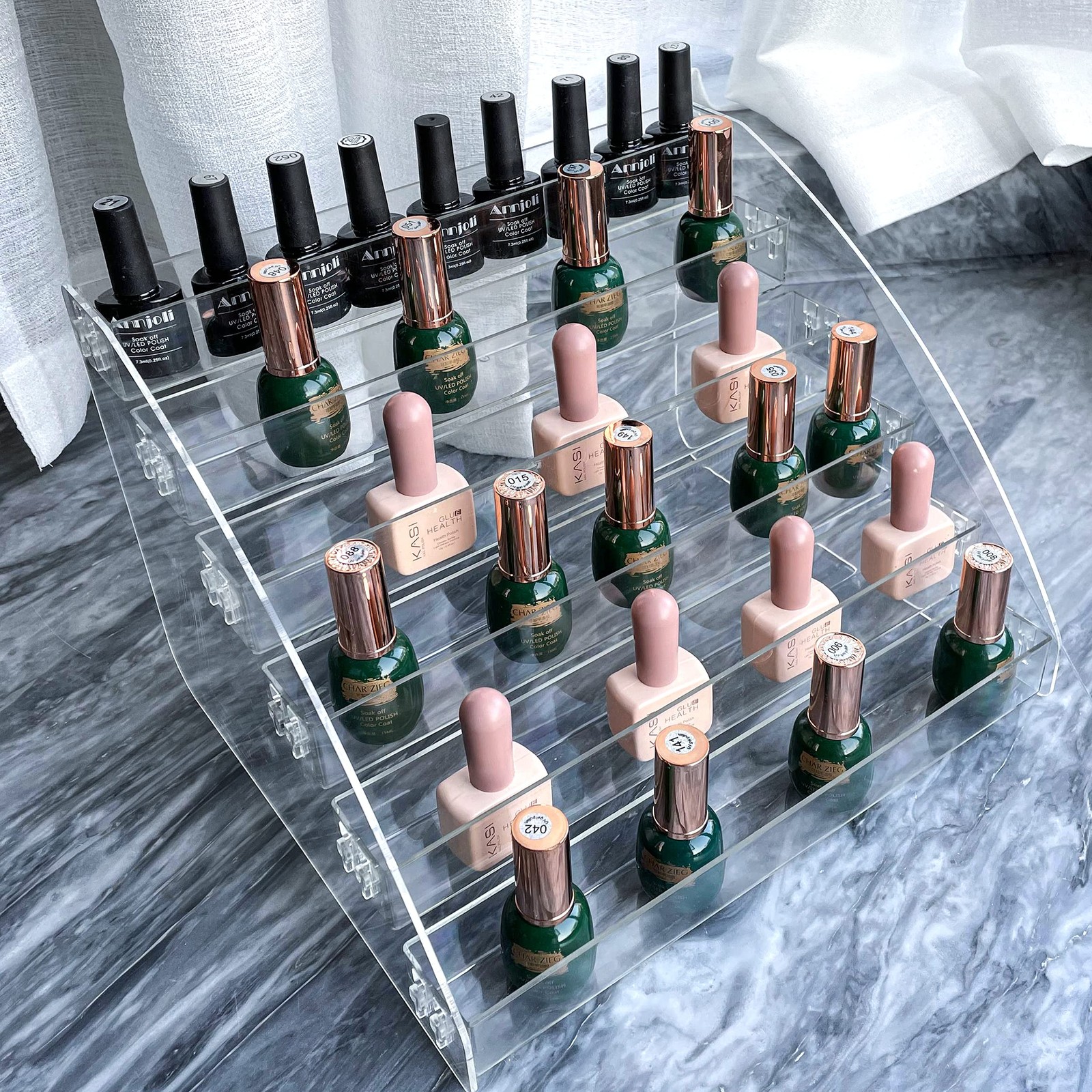 MineSign Sunglasses Organizer Clear Eyeglasses Display Case Sticker Display T...