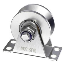 VType Sliding Door Cable Pulley Wall Mounted 304 Stainless Steel Heavy Duty