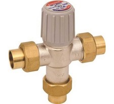 Lead-Free Water Heater Thermostatic Mixing Valve Bronze