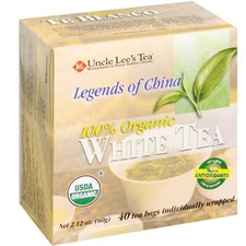 Uncle Lee'S Tea Legends Of China Organic White Tea 40 Bags