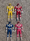 Lot of 4 Vintage Mighty Morphin Power Rangers Flip Head 5.5” 1993 Bandai
