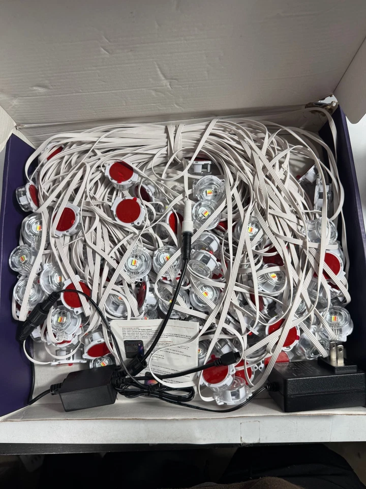 200FT Permanent Outdoor RG Waterproof  IP67 Smart LED Eaves Lights with remote - Image 3 of 4