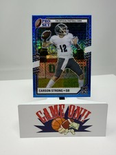 2022 Pro Set Football Carson Strong Blue Mojo Card #PSB-CS1