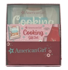 American Girl Cooking Gift Set Cookbook with Apron NEW