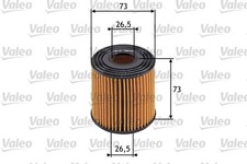 586523 Filtro olio Valeo per Nissan