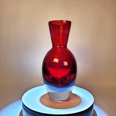 Sommerso Vase, Archimede Seguso, Vetri de Arte, Murano, 1950-60er.