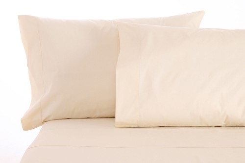 Set lenzuola Sleep & Beyond 100% cotone 300TC raso classico avorio - Foto 2 di 8