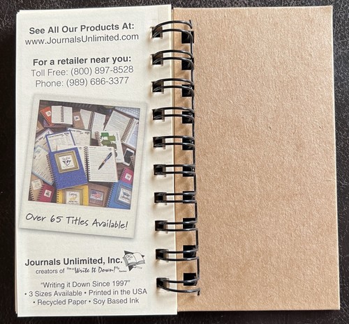 Mini Travel Journal New Unused - Picture 5 of 6