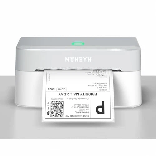 Bluetooth Thermal Label Printer RW403B, Wireless 4x6 Shipping Label Printer for - product listing photo
