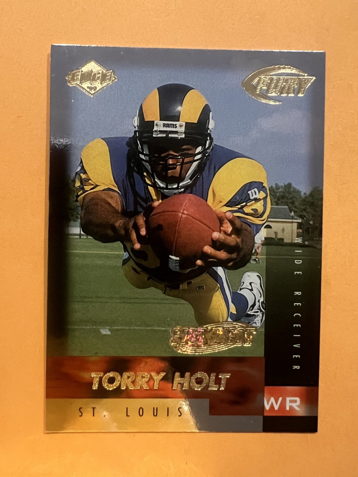 1999 Collector's Edge Fury Gold Ingot #170 Torry Holt Rookie Card Rams RC