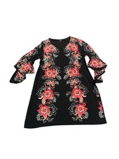Roz&Ali Floral Women’s Dress Long Bell Sleeve Size: 24