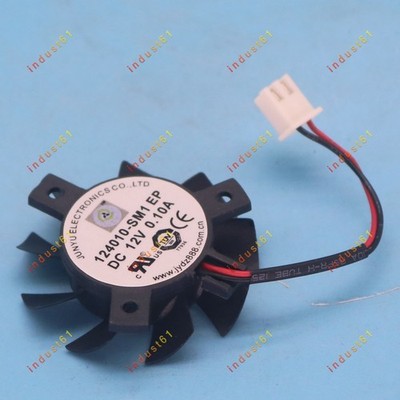 1 PC New JUNYU 124010-SM1 EP 12V 0.10A 2-Wire Cooling Fan *yt