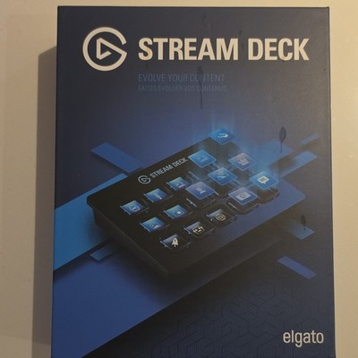 Elgato Stream Deck 15-Key Programmable Keypad, Wired USB 2.0, Black
