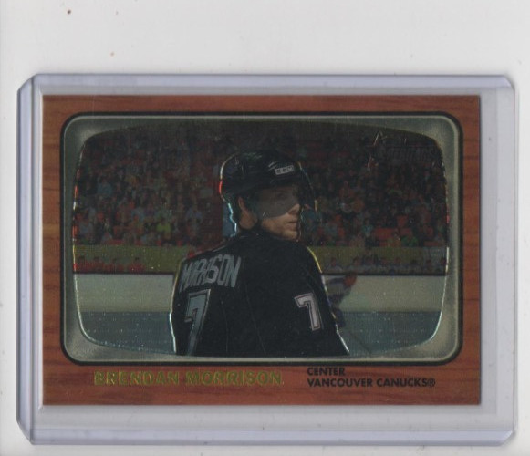 Brendan Morrison 2002-03 Topps Heritage Chrome Hockey /667 #57 SP Canucks NHL