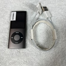 Apple iPod Nano 4th Gen 16GB Black Tested Working Short Battery Life