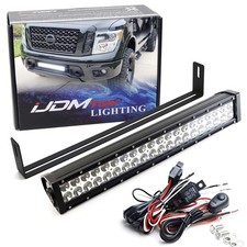 120w 20 Led Light Bar Wlower Bumper Mount Bracketwiring For 17 Nissan Titan 120w 20 Led Light Bar Wlower Bumper Mount Bracketwiring For 17 Nissan Titan