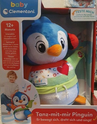 Tanz mit mir Pinguin Baby Clementoni interaktiv Lernspiel singt bewegt sich 