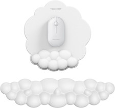 Cloud Mouse Pad with Wrist Rest, Ergonomic Cloud Wrist Rest with Non-Slip Base,
