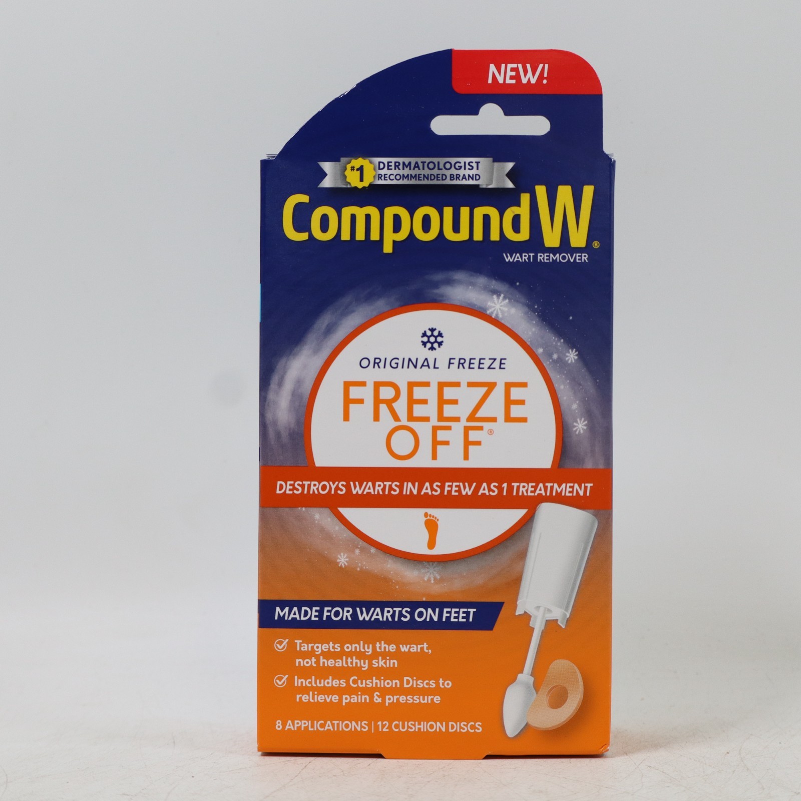 Compound W Freeze Off with Cushion Discs Wart Remover Treatment 12 ...