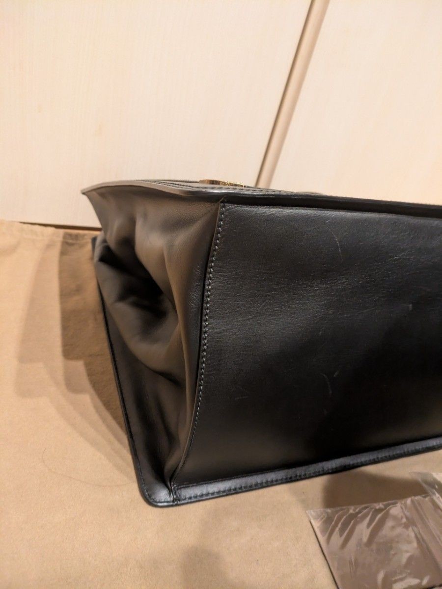 Bottega Veneta Black Leather Tote Bag 50th Anniversary Excellent Condition thumbnail 12