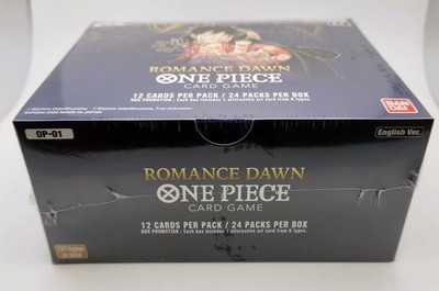 op-01 booster box english One Piece OP-01 Romance Dawn Booster Box 24/12 main image 0