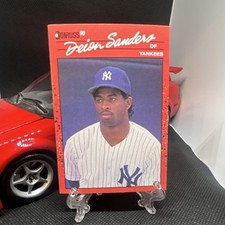 Donruss 1990 Rookie Deion Sanders #427 New York Yankees MLB Baseball Card