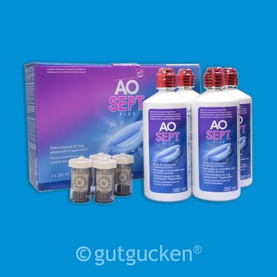 AoSept Plus 8 x 360ml Pflegemittel Peroxidlösung von Alcon