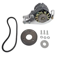 Powermaster 8-898 Drag Race Alternator Kit, 100A, V-belt, Fits Chevy