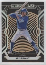2021 Panini Chronicles Obsidian Electric Etch Orange 14/28 Kris Bryant #42 3nn