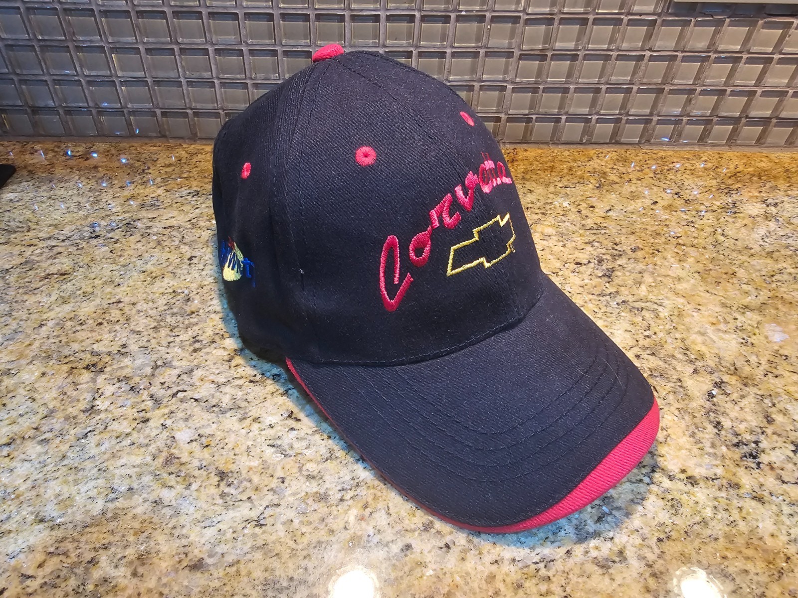 Corvette Black Adjustable Baseball Cap - image 1