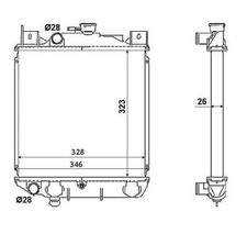 Radiateur Suzuki SWIFT