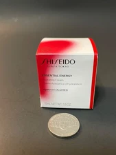 SHISEIDO “ESSENTIAL ENERGY” : HYDRATING CREAM .53 oz / Large Deluxe Sample / NEW